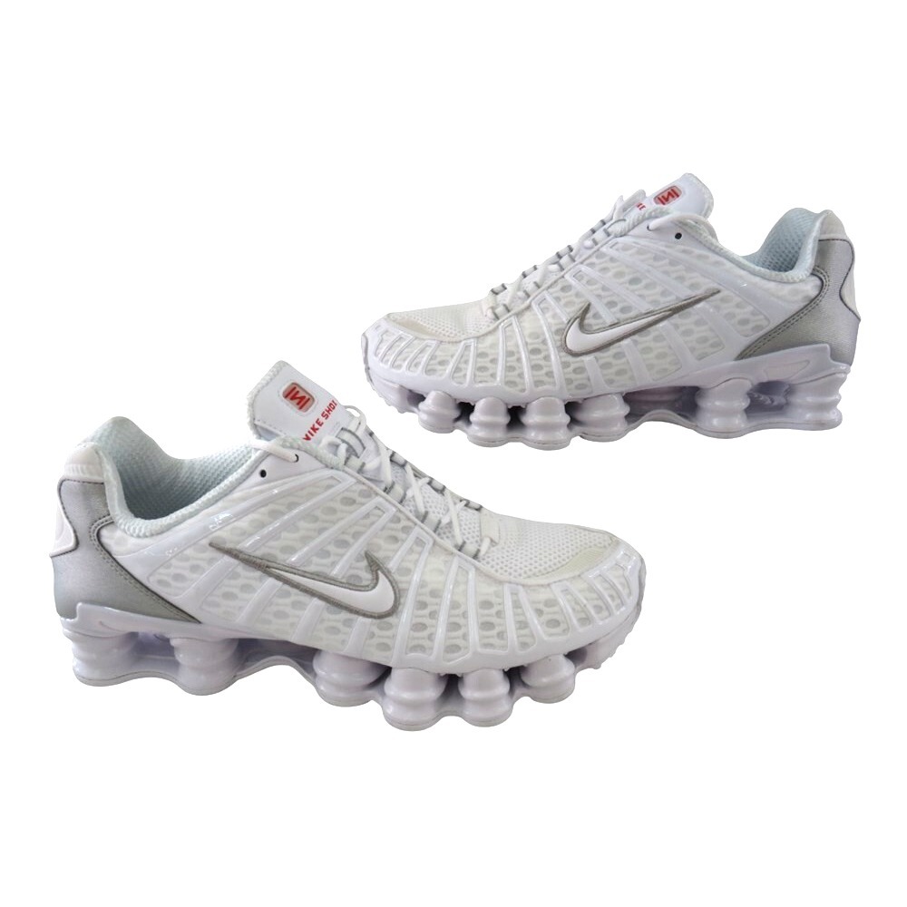 Size 12W/10.5M - Nike Shox TL 2019 White Silver 12W/10.5M